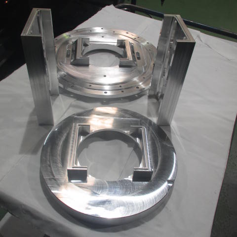Machined components for Al structure