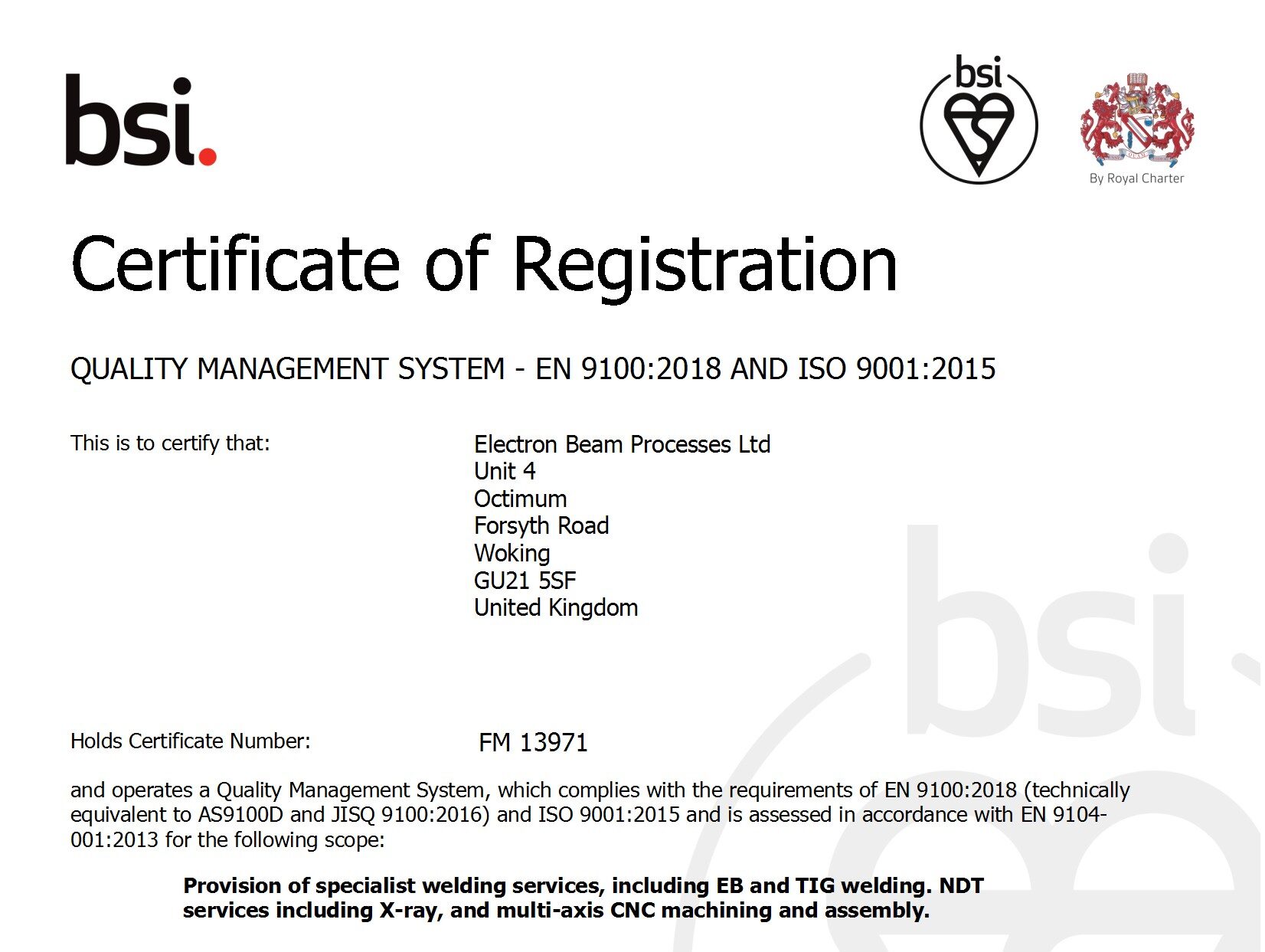Approval Certificate